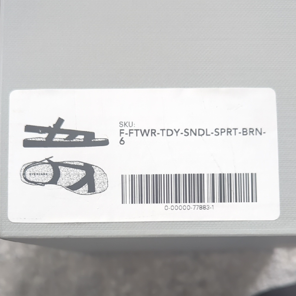 NWT Everlane Teddy Sandals Size 6 - Picture 7 of 7